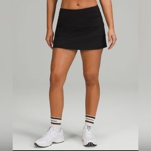 Lululemon Pace Rival Skirt Tall 15" Black Size 4